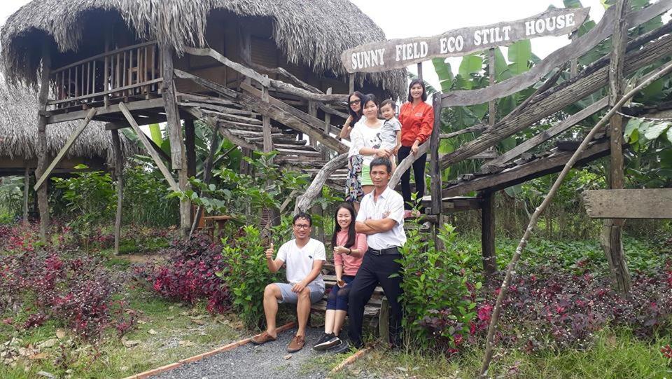 Sunny Field Eco Stilt House Villa Cat Tien Exterior photo