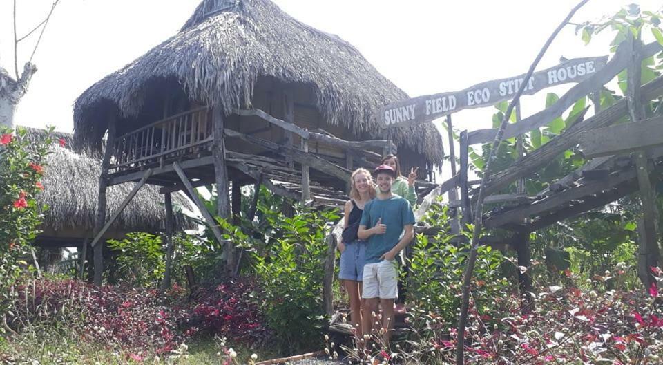 Sunny Field Eco Stilt House Villa Cat Tien Exterior photo